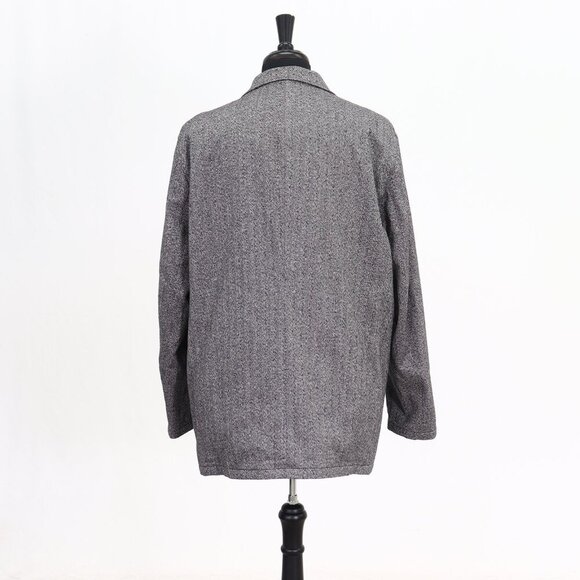 Levi Strauss 44L L/G Gray Two Button Cotton Light Weight Blazer Jacket G… - Picture 7 of 11